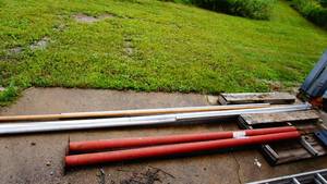 Steel poles etc
