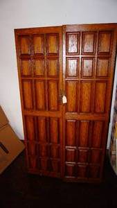 Mid century modern metal armoire 36 x 21 x 66 inches tall