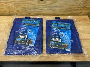 lot 14 image: Lot of 2- All Purpose Tarps (10 x 12)
