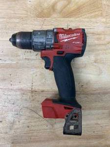 lot 63 image: MILWAUKEE M18 FUEL 18V Lithium-Ion Brushless Cordless 12 in. Hammer DrillDriver (Tool-Only)