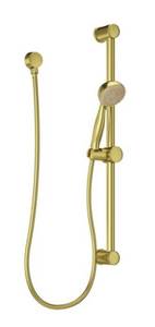 lot 101 image: PFISTER 3-Spray Hand Shower with Wall Bar in Brushed Gold