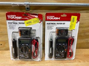 lot 107 image: HYPER TOUGH 3 Piece Electrical Tester Kits TD35236J