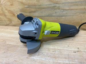 lot 119 image: RYOBI 5.5 Amp Corded 4-12 in. Angle Grinder