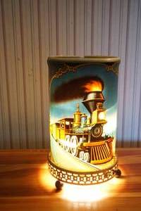 lot 56 image: train lamp