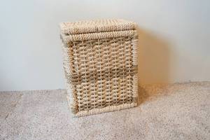 lot 64 image: wicker cabinet stand