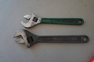 lot 157 image: crescent wrenches