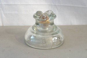 lot 406 image: glass insulator