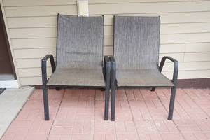lot 441 image: patio chairs