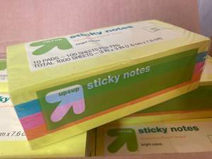 Bright Color Sticky Notes
