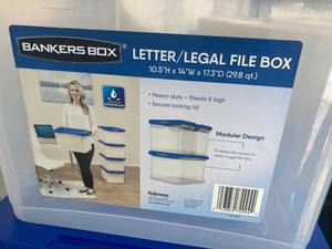 Bankers Box Storage Totes