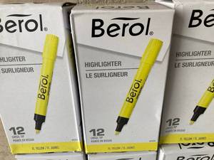 Berol Yellow Highlighters