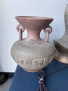 lot 65 image: Mid Century Lamp, Pottery