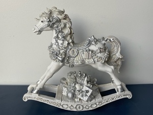 lot 97 image: Musical Rocking Horse