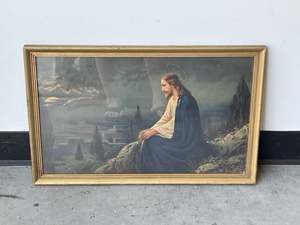 lot 145 image: Vintage Jesus Picture
