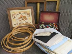 HUGE LOT OF CROSS STICH SUPPLIES