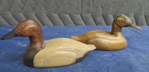VINTAGE HAND CARVED DUCKS