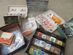 HUGE LOT OF FLY TYING ITEMS