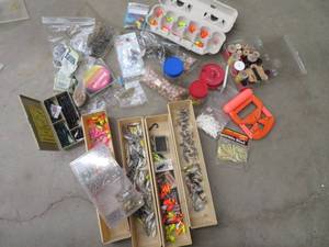 HUGE LOT OF FLY TYING ITEMS