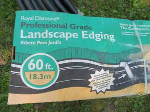 NEW LANDSCAPING EDGING