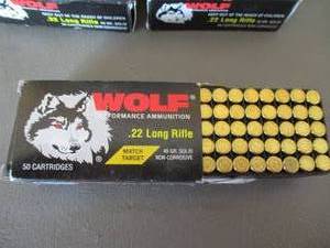 Wolf Long Rifle 22 Cartridges