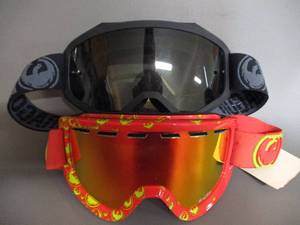 2 Pair of Dragon Brand Ski Goggles