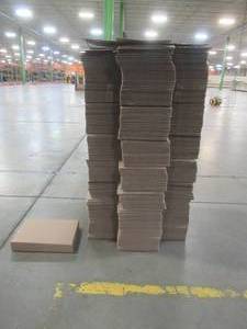 250 Corrugated Boxes, 11 12 x 8 x 1 12.