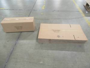 10 Corrugated Boxes (HAS COMPANY INFORMATION ON OUTSIDE), 24 x 8 12 x  x 8 12.
