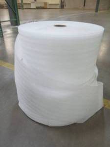 2 Pregis MicroFoam 12 x Partial Rolls Sq. Ft. UNKNOWN, 2 partial Roll of Polypropylene Foam Cushion Packaging Material in White, Perforated every 14 12 for custom packaging needs.