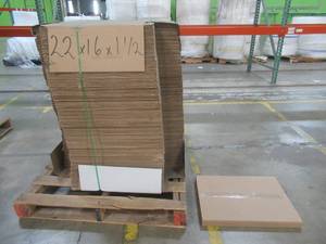 250 Corrugated Boxes, 22 x 16 x 1 12.
