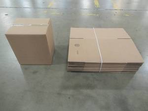 15 Corrugated Boxes, 14 x 12 x 15.