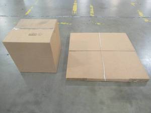 10 Corrugated Boxes (HAS COMPANY INFORMATION ON OUTSIDE), 24 x 8 12 x  x 8 12.