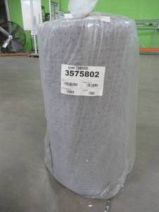 36 x 1000 Sq. Ft. Roll of Cushion Packaging Material in Grey, Perforated for custom packaging needs.