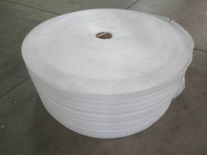 Pregis MicroFoam 12 x 1500 Sq. Ft. (Approximate) Roll of Polypropylene Foam Cushion Packaging Material in White, Perforated every 14 12 for custom packaging needs.