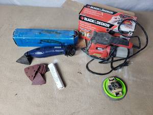 Delta Sander & Black & Decker Sander