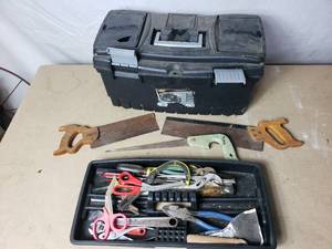 Toolbox with Assortment of Tools