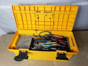 Rolling Toolbox with Assortment of Tools