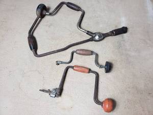 4 Vintage Hand Drills