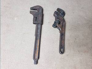 Vintage Ford and Ridgid Adjustable Wrenches