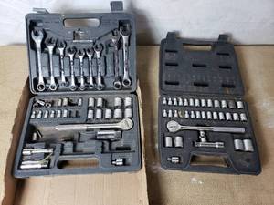 Partially Complete Sockets and Wrench Set