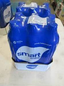 lot 56 image: 12- 1 liter Bottles Smart Water ...