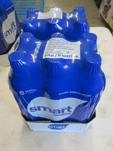lot 57 image: 12- 1 liter Bottles Smart Water ...