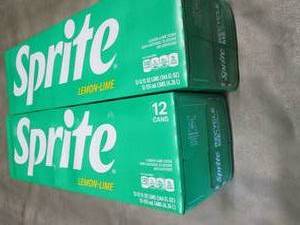 lot 85 image: 2- 12 pks 12 oz Cans Sprite...