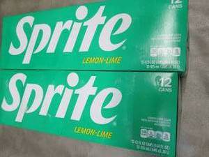 lot 86 image: 2- 12 pks 12 oz Cans Sprite...