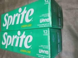 lot 91 image: 2- 12 pks 12 oz Cans Sprite...