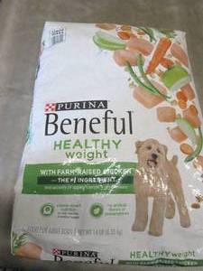lot 184 image: 14 lb Bag Purina Beneful Healthy We...