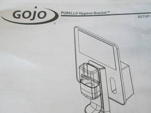 lot 199 image: GoJo Purell Hygiene Bracket...