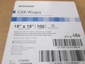 lot 212 image: McKesson Sterilization Wrap Blue 15...