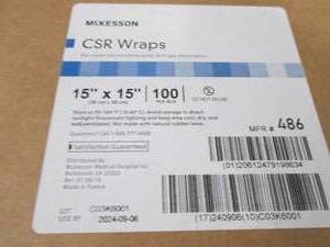 lot 214 image: McKesson Sterilization Wrap Blue 15...