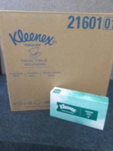 lot 221 image: Case off Kleenex Naturals 2 Ply Fac...