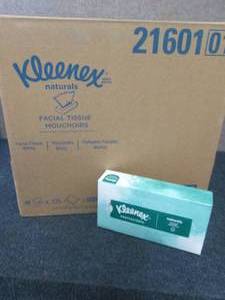 lot 227 image: Case off Kleenex Naturals 2 Ply Fac...